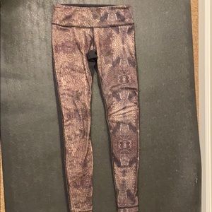 Rare lululemon leggings, snakeskin pattern